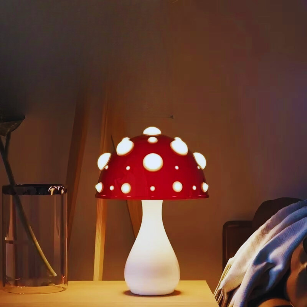 Lâmpada LED Amanita / Lâmpada LED Cogumelo Amanita