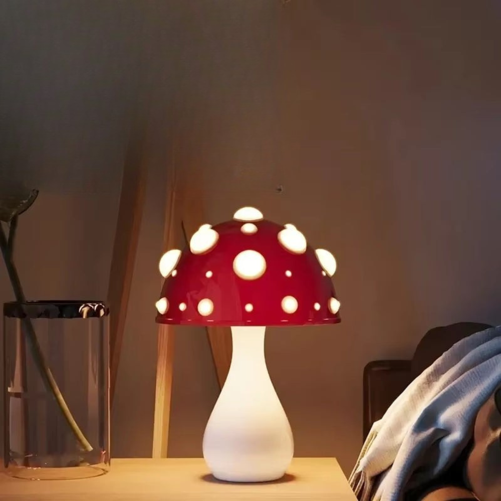 Lâmpada LED Amanita / Lâmpada LED Cogumelo Amanita