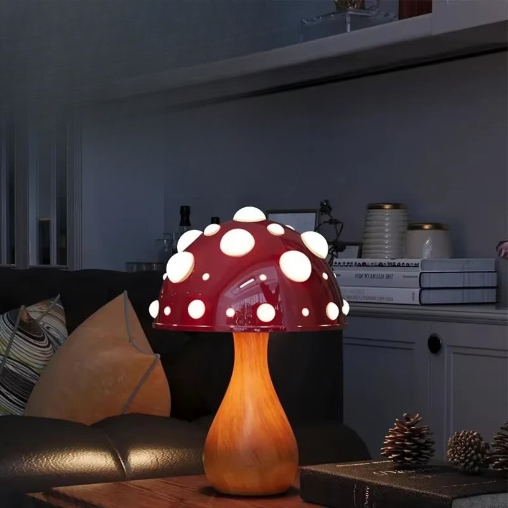 Lâmpada LED Amanita / Lâmpada LED Cogumelo Amanita