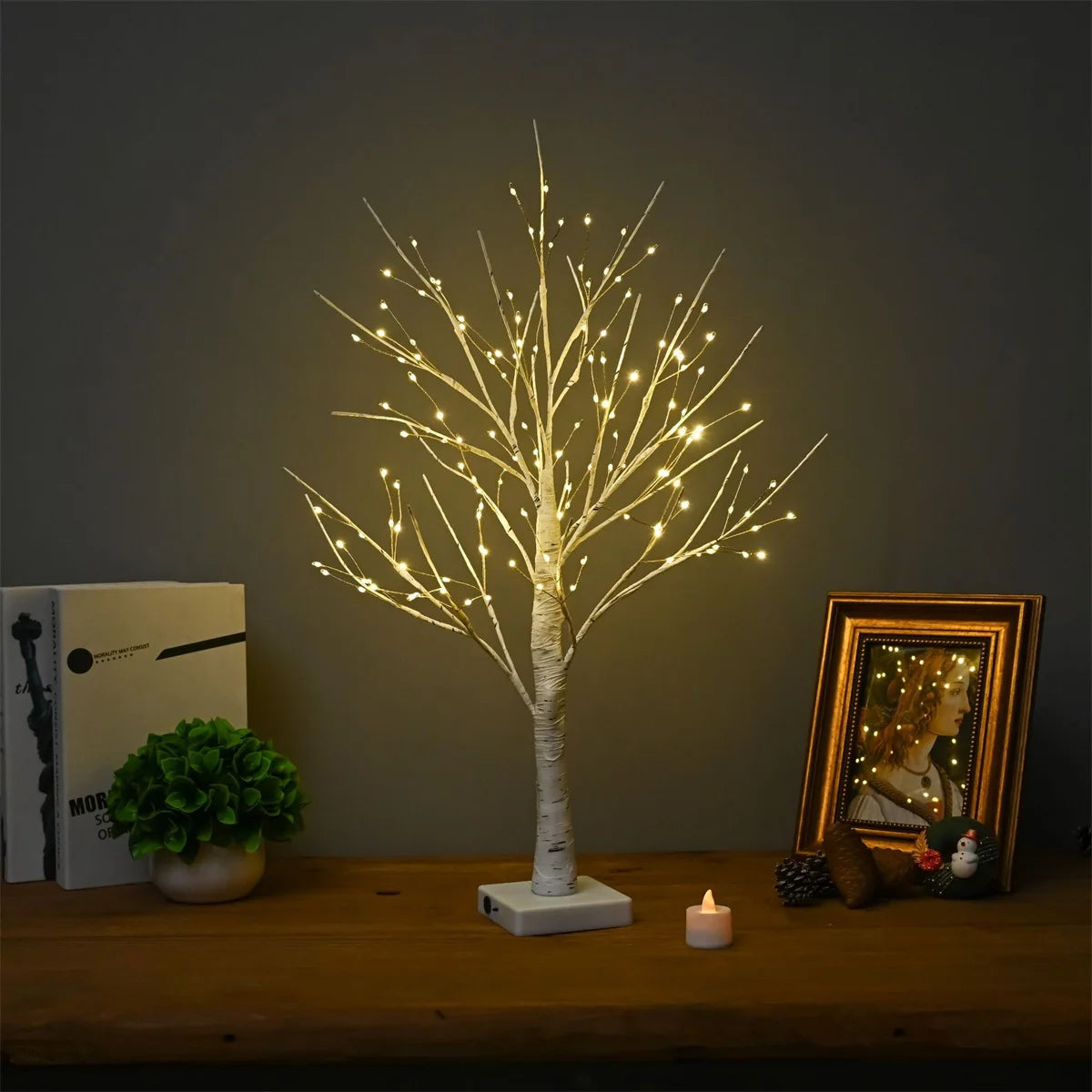 Árbol de Abedul Luminoso LED