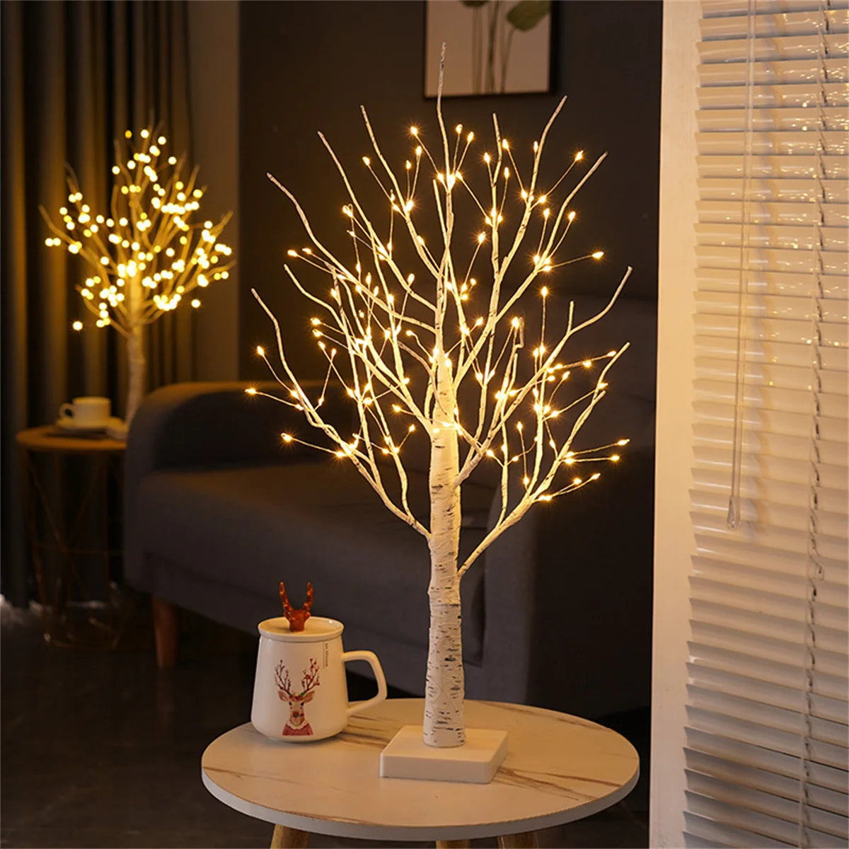 Árbol de Abedul Luminoso LED