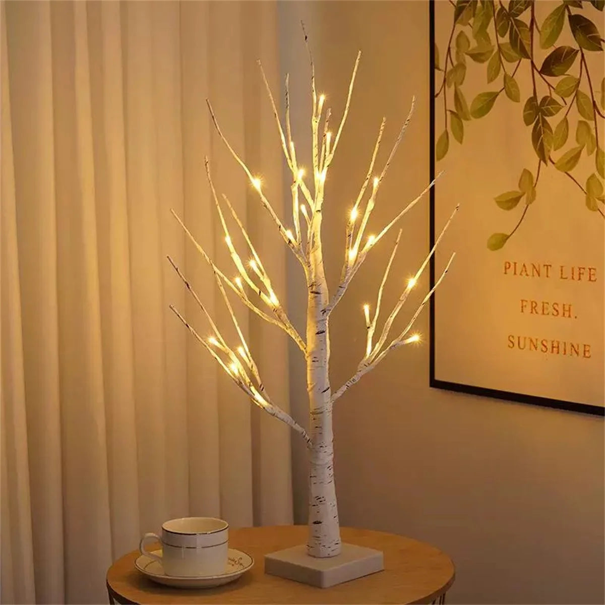 Árbol de Abedul Luminoso LED