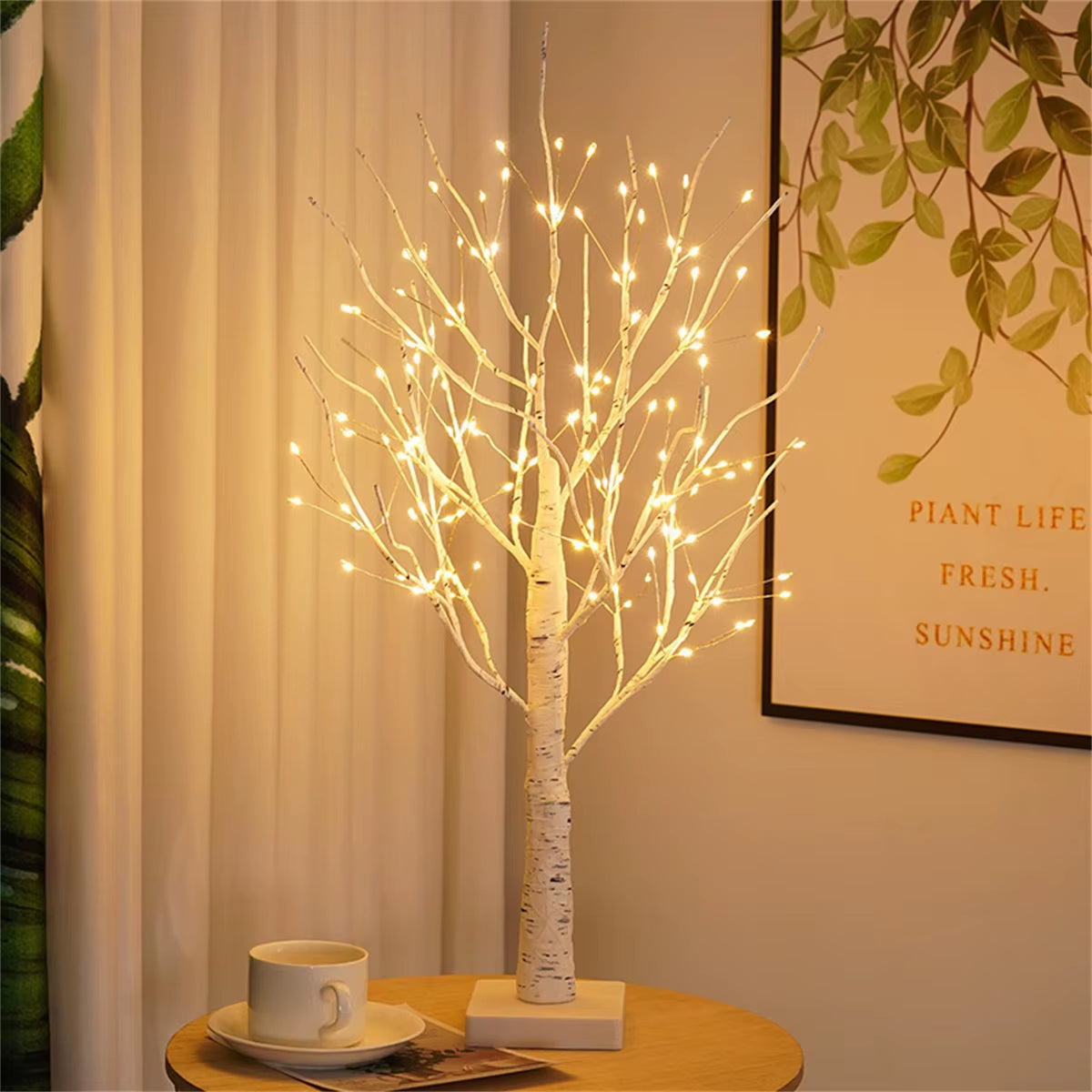 Árbol de Abedul Luminoso LED