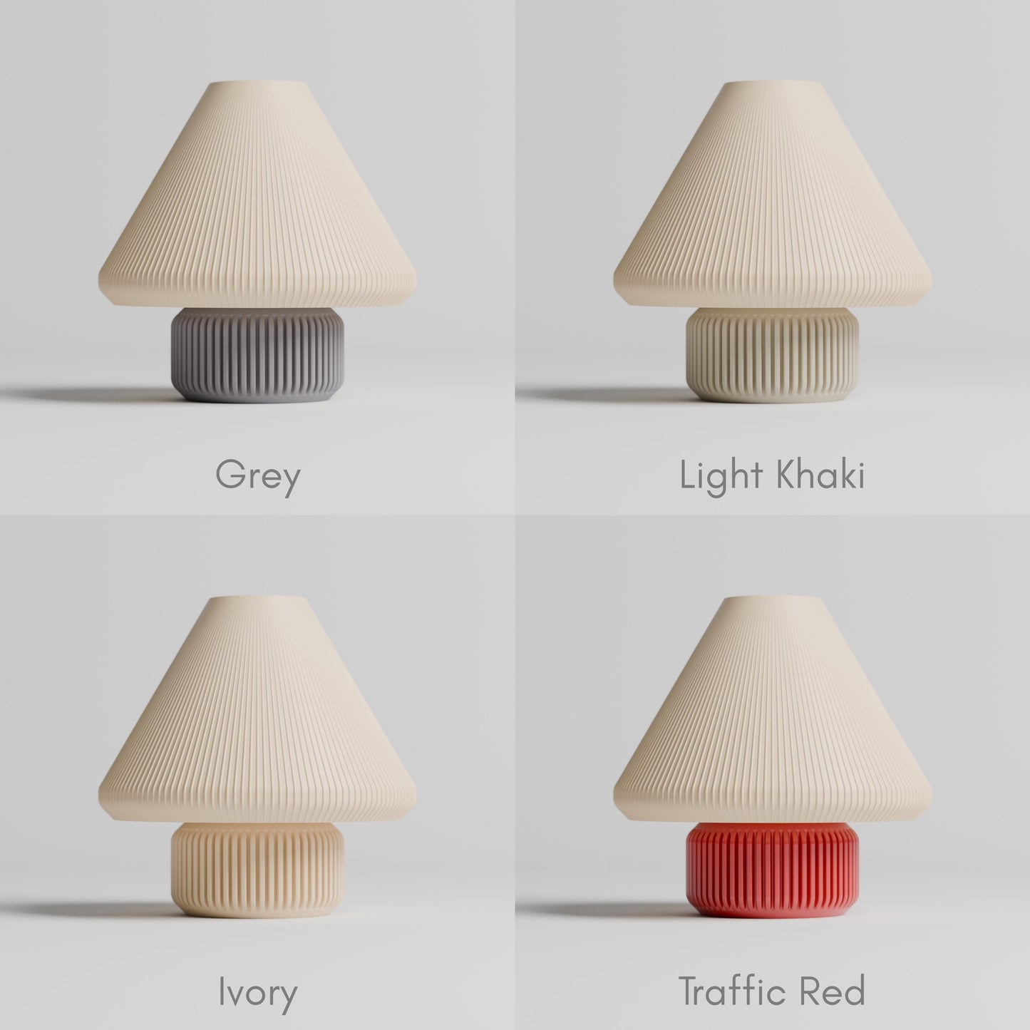 Minimalist Table Lamp with Warm Glow – Modern Bedside & Desk Lamp, Cozy Ambient Lighting, E26/E27 Bulb Holder