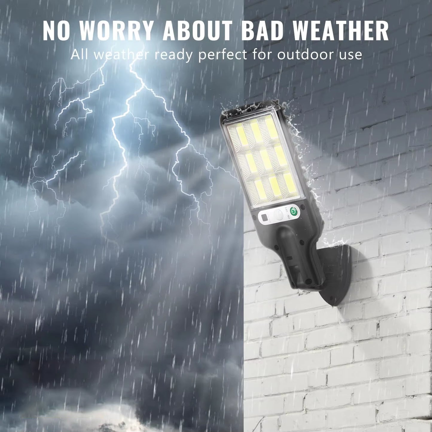 Outdoor Solar Wall Led Light with Human Body Motion Sensor 3 Modes Garden Terrace Garage Courtyard Waterproof Street Lighting