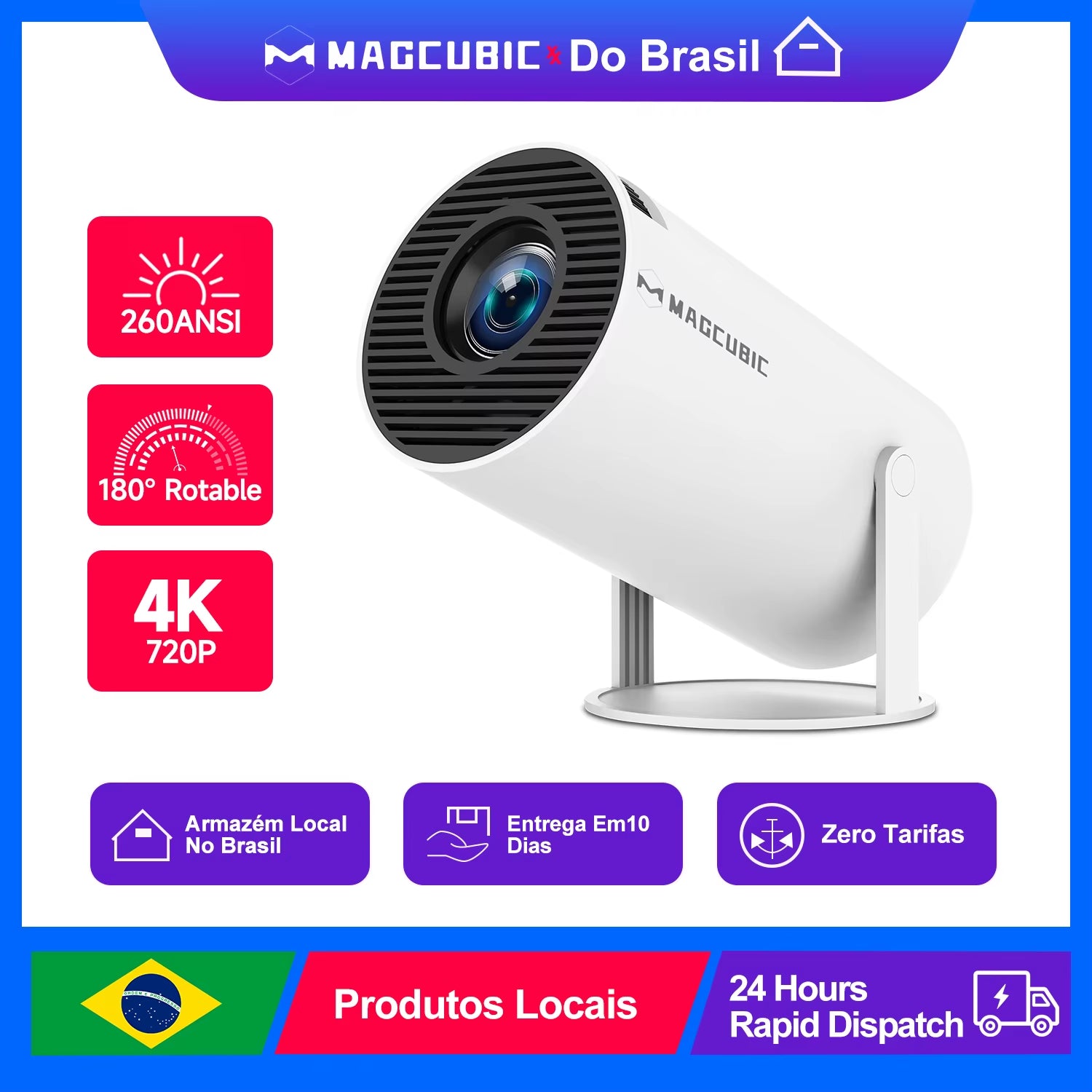 Projector 4K Android 11 HY300 Pro Dual Wifi6 260ANSI Allwinner H713 BT5.0 1280*720P Cinema Outdoor Portable Projetor