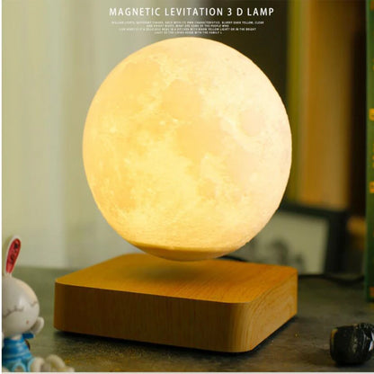 Luna llena Magnética Flotante Lampara 3 Colores