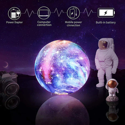 Lampara Galaxia 3D