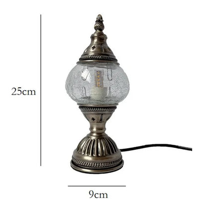 Turkish Mosaic Table Lamp Vintage Art Deco Handcrafted Lamparas De Mesa Mosaic Glass Romantic Bed Light Lamparas Con Mosaicos