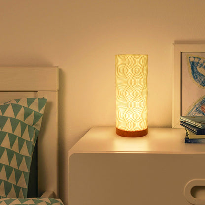 Boho Table Lamp 3D Printed Art Sculpture Table Lamp – Unique Bedside Decor, Night Light, and Creative Birthday Gifts for Mom