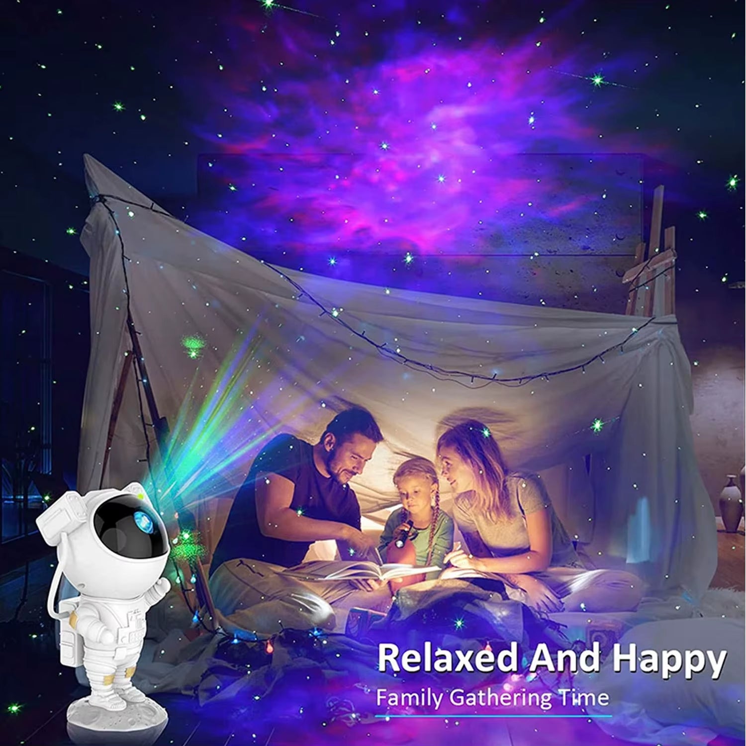 Galaxia  Astronauta Proyector LED