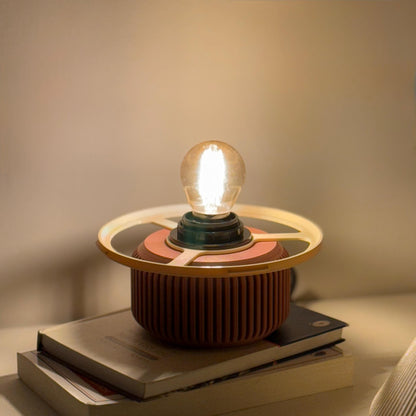 Minimalist Table Lamp with Warm Glow – Modern Bedside & Desk Lamp, Cozy Ambient Lighting, E26/E27 Bulb Holder