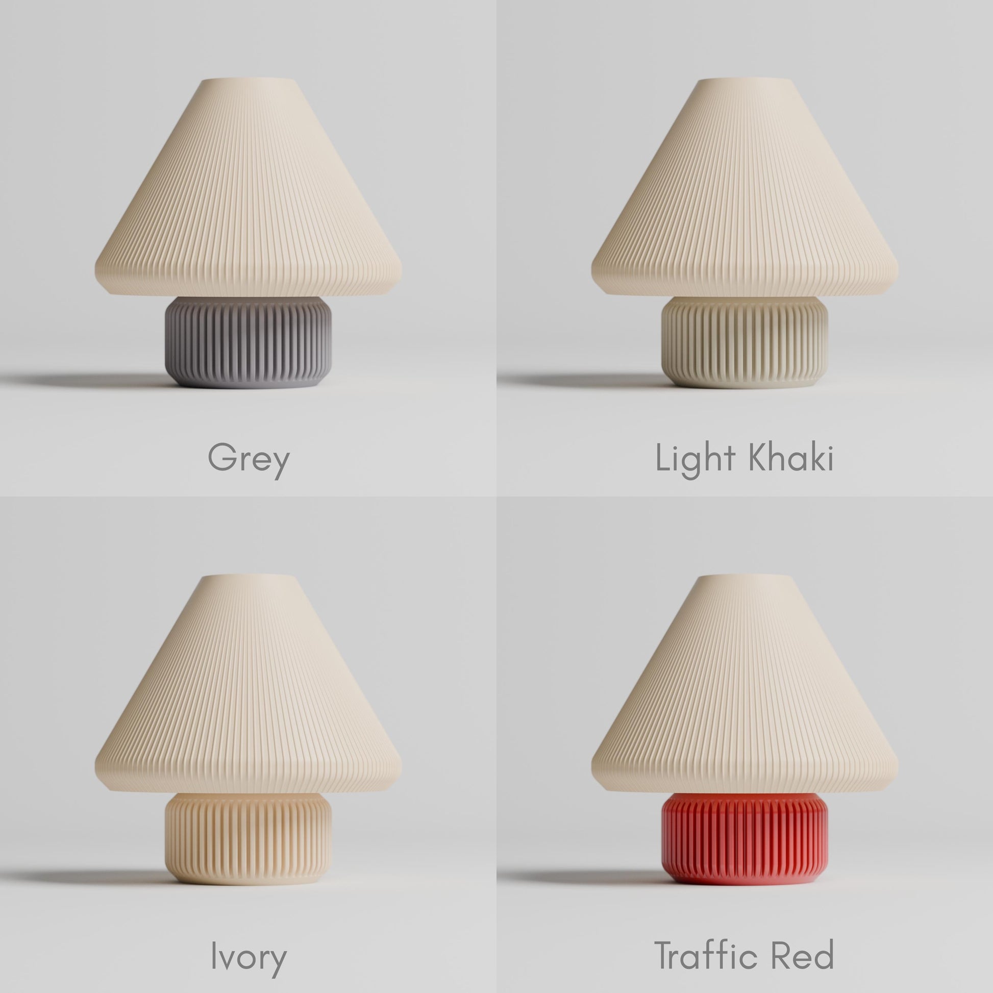 Minimalist Table Lamp with Warm Glow – Modern Bedside & Desk Lamp, Cozy Ambient Lighting, E26/E27 Bulb Holder