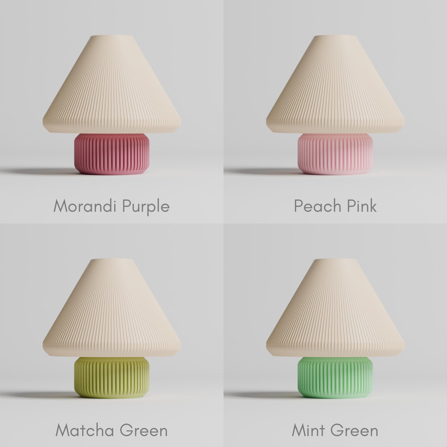 Minimalist Table Lamp with Warm Glow – Modern Bedside & Desk Lamp, Cozy Ambient Lighting, E26/E27 Bulb Holder