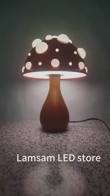 Lâmpada LED Amanita / Lâmpada LED Cogumelo Amanita